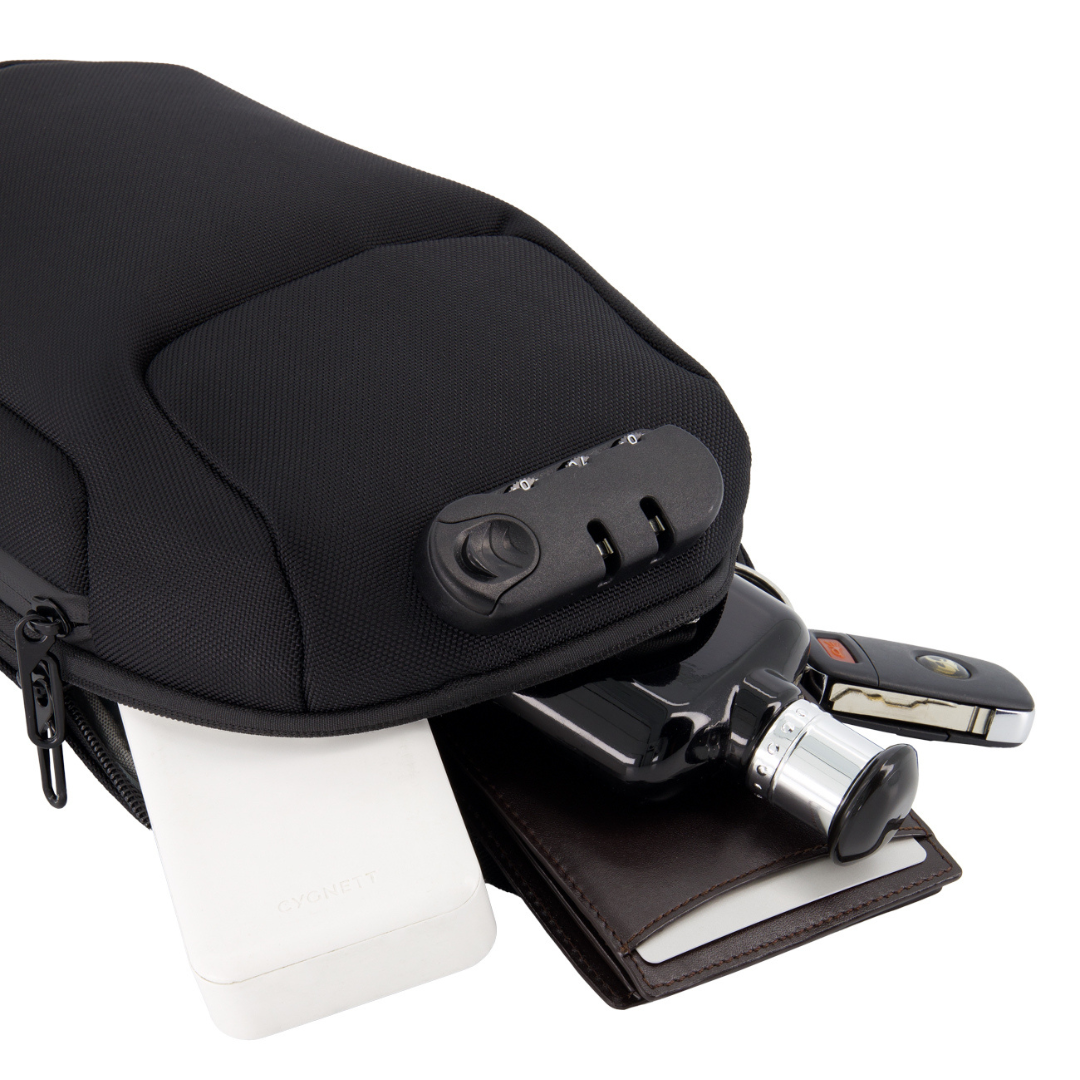 Anti Pickpocket Lock Bag - Keep Your Phone, Passports, Purse & Valuables Locked Up Whilst On The Move