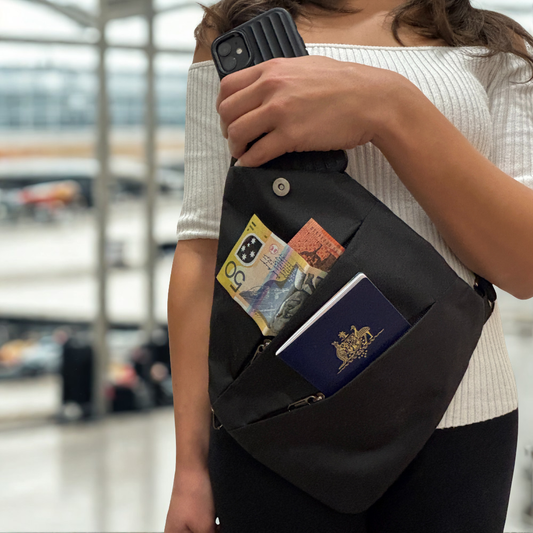 Anti Pickpocket Bag - Protect Phones, Passports & Cash This Holiday